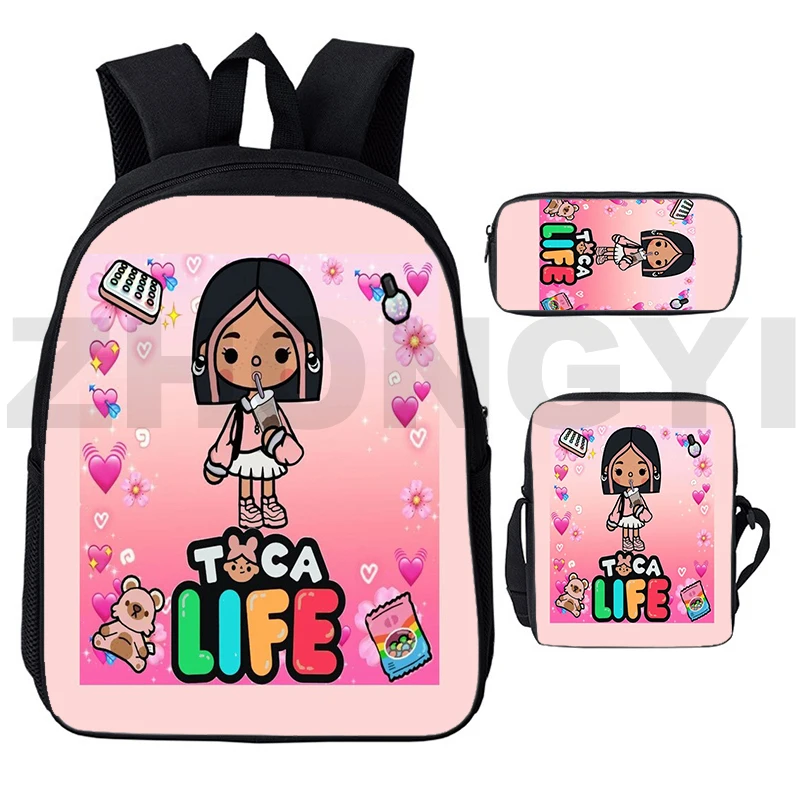 BINGTIESHA Amanda The Adventurer 3D Print kawaii Backpack School Bag 