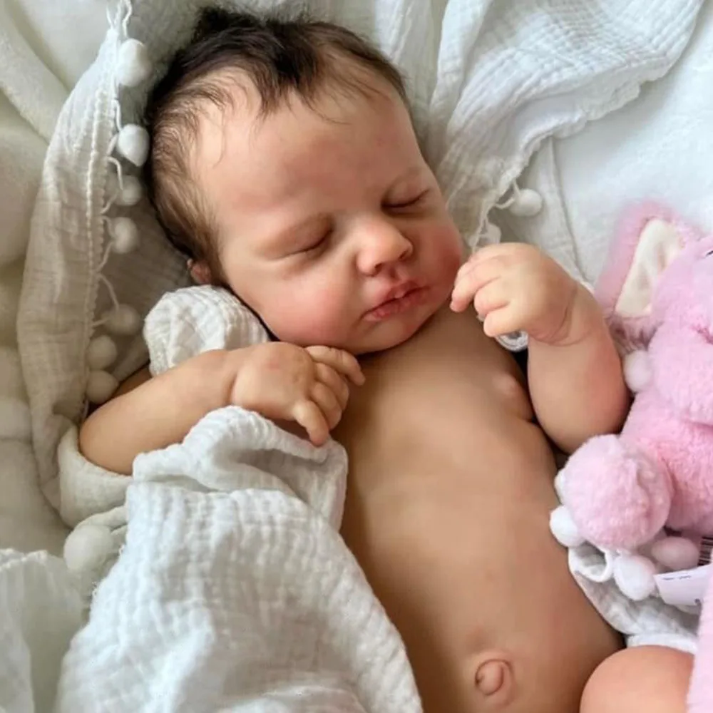 

Реалистичная силиконовая кукла-реборн Loulou Bebe Reborn, 48 см