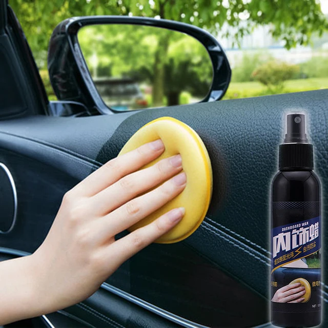 New 120ML Auto Care Car Interior Wax Seat Polish Dashboard Cleaner Leather  Surface - AliExpress