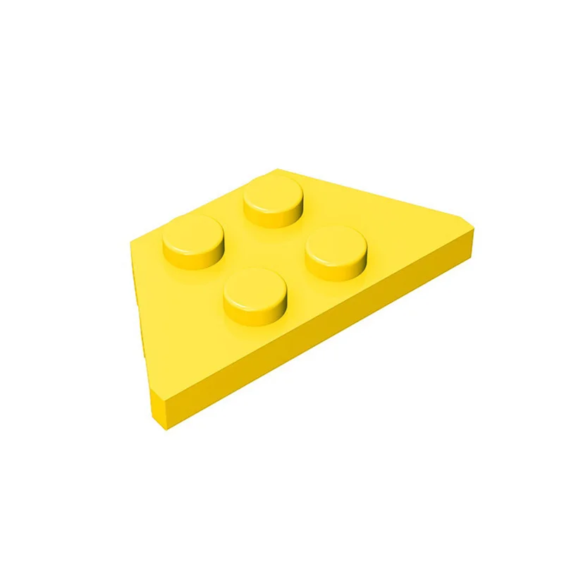 20pcs MOC 부품 51739 웨지 플레이트 2x4 mattoni compatibili DIY Assmble 빌딩 블록 입자 아이 퍼즐 cervello giocattolo