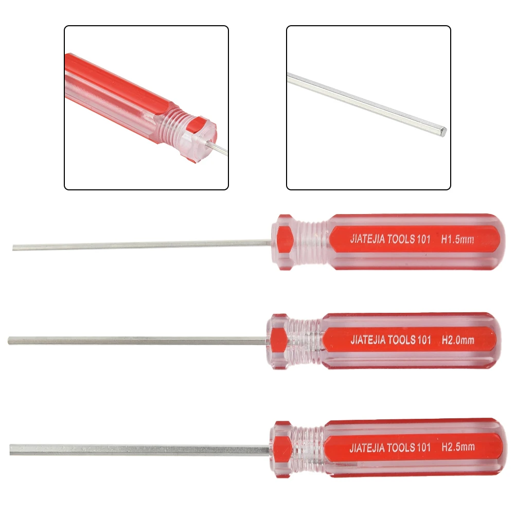 1pc 1,5 mm-6mm Sechs kant schrauben dreher Set Flach kopf manueller Sechs kant schrauben dreher Magnets ch rauben treiber Handre parat ur werkzeuge destornillador – Detail 4