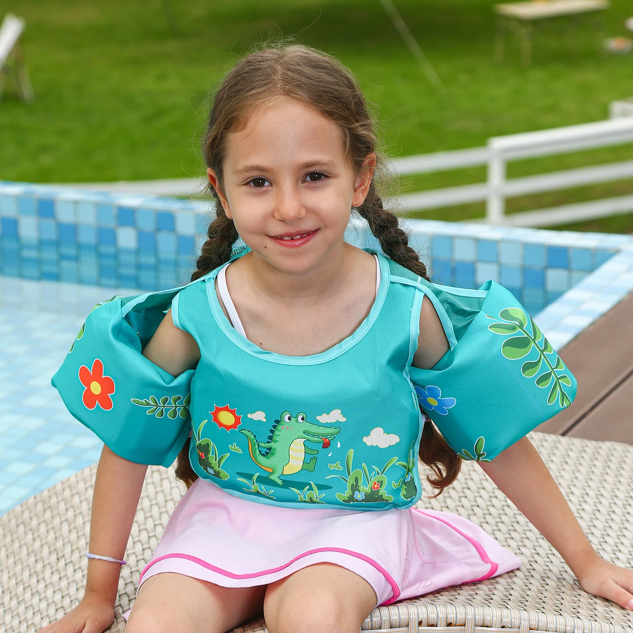 Baby Float Arm Sleeve Floating Ring,Jacket Swimsuit Foam Safety Swimming Ring,Children and Baby Toddler Pool Floats for Kids, 2