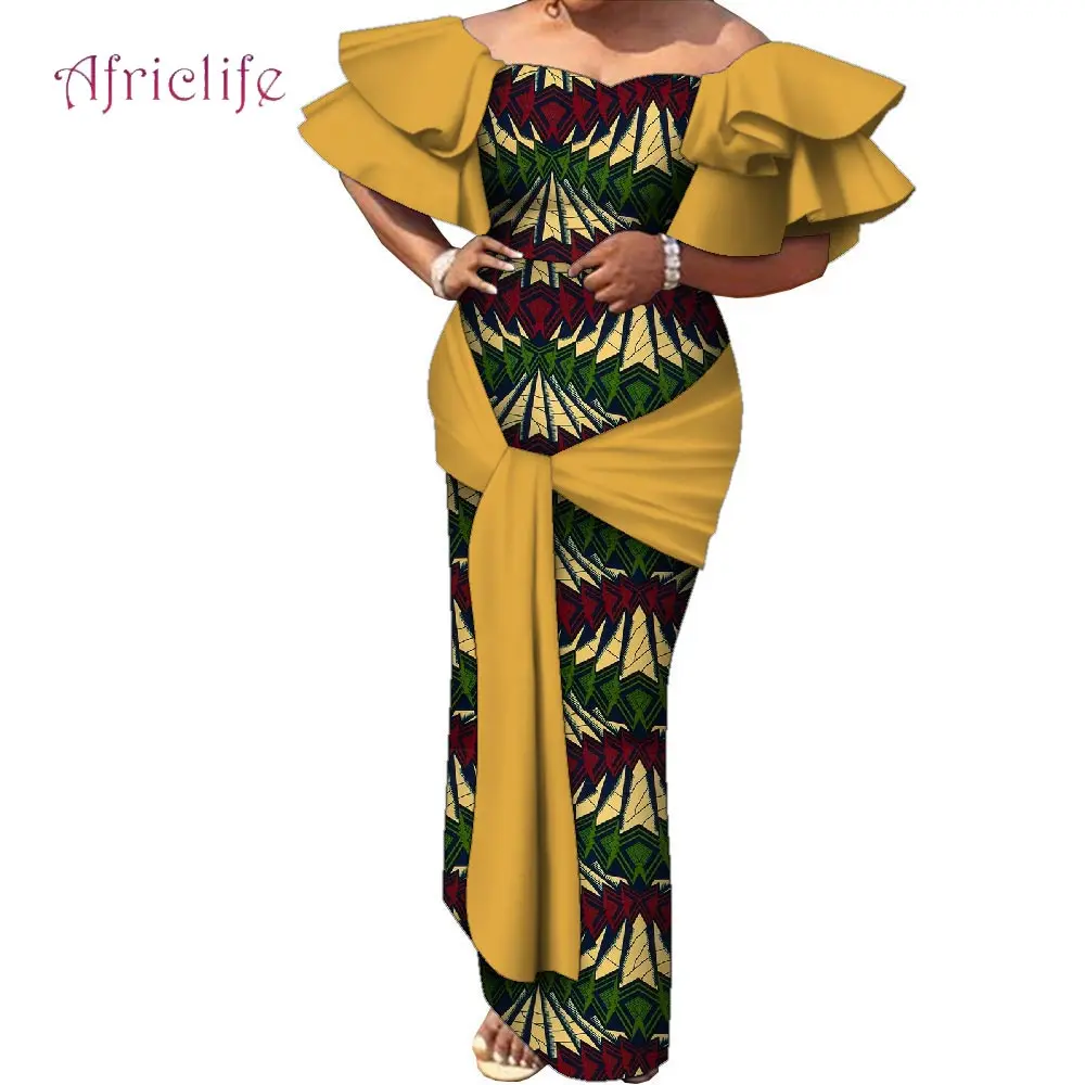 Vestidos africanos para mujer, vestido de elegante para mujer, ropa de fiesta africana, 2022 - AliExpress