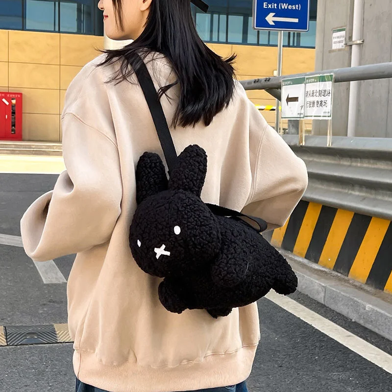 Y2K Original Design Cute Rabbit Plush Crossbody Bag