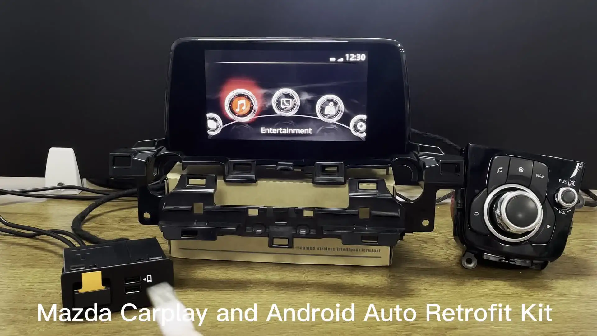 Mazda-CarplayおよびAndroidAutoのRetrofitキット,TK78-66-9U0C,mazda