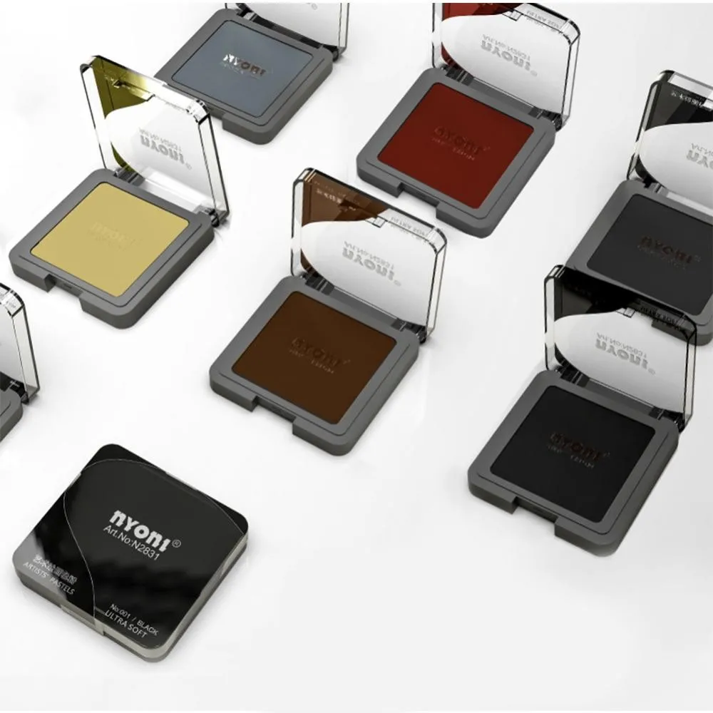 Polveri per schizzi a colori professionali Artista morbido Grafite pastello e disegno al carbone Polveri per schizzi a colori Pigmento sfumabile 5