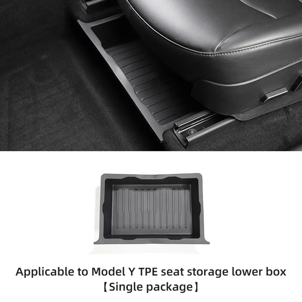 

Case Drawer Storage Tray Accessories Black Box Replacement Under Seats 40cmx12cmx27cm Office Outdoor For Tesla