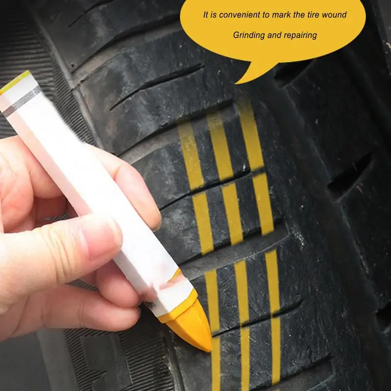 

Car Paint Pen Waterproof Car Wheel Tire Oily Painting Mark Pen Crayon Tire Car Marker Anti-Scratch Removal Paint Pen Set