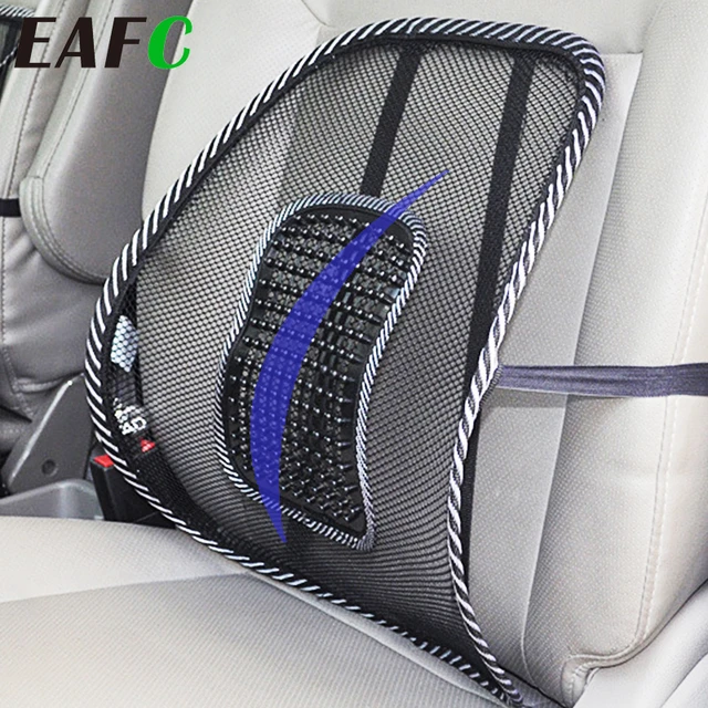 Lumbar Support Pillow Cushion with Massages Bead For Car Seat Home