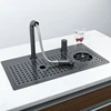 Nanometer Black Stainless Steel Sink for Cup Wash with Single Tank under the Bar Counter Kitchen Island 2