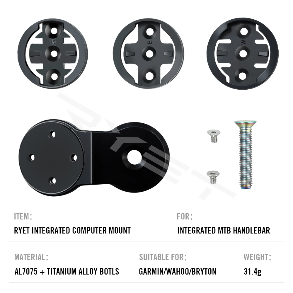 Bicycle Headset Cap Stem Steerer Fork Tube Cover Computer Mount