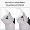 High-neck Warm Dog Jacket Cotton Coat Reflective Vest Thicken Autumn Winter Pet Clothes for Medium Large Dog 4