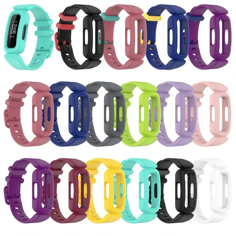 

Silicone Bracelet Wristband For Fitbit Inspire 2 Band Replacement Straps For Fitbit Ace 3 Watchband Accessory Correa Boys Girls