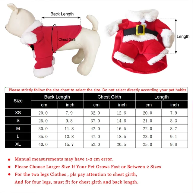 Christmas Pet Costumes Cute Kitten Santa Claus Clothes For Small Medium Dogs Cats Holiday Party Dress Up Apparel Sphynx Outfits 6