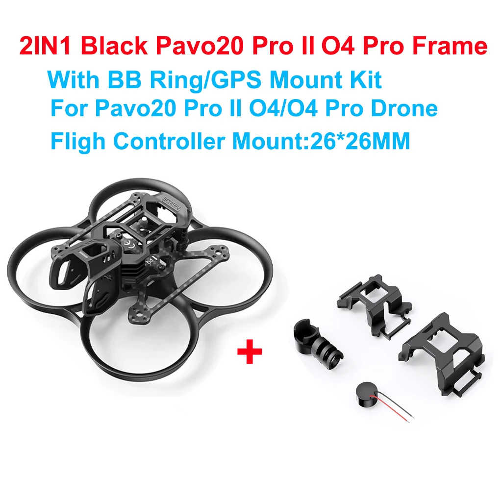 BETAFPV Pavo20 PRO Brushless BWhoop Frame with HD VTX Bracket and 93.7mm Wheelbase