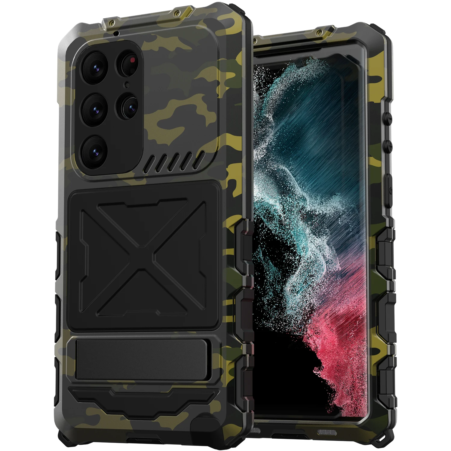 Heavy Duty Armor Metal Aluminum Shockproof Phone Case - Enhanced Protection