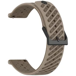 Premium 22mm Silicone Watch Strap Replacement  Accessory - 22mm (Brown)