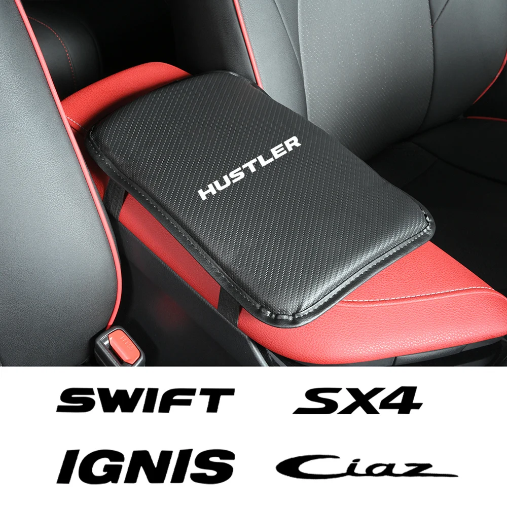 Car Armrests Storage Box Cover Pad For Suzuki Alto Ciaz GRAND VITARA