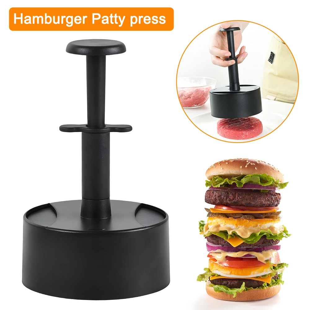 Hamburger Press Burger Patty Maker for Stuffed Burgers Beef Veggie Maker Mold Thickness Adjusted Burgers Cooking BBQ Tool