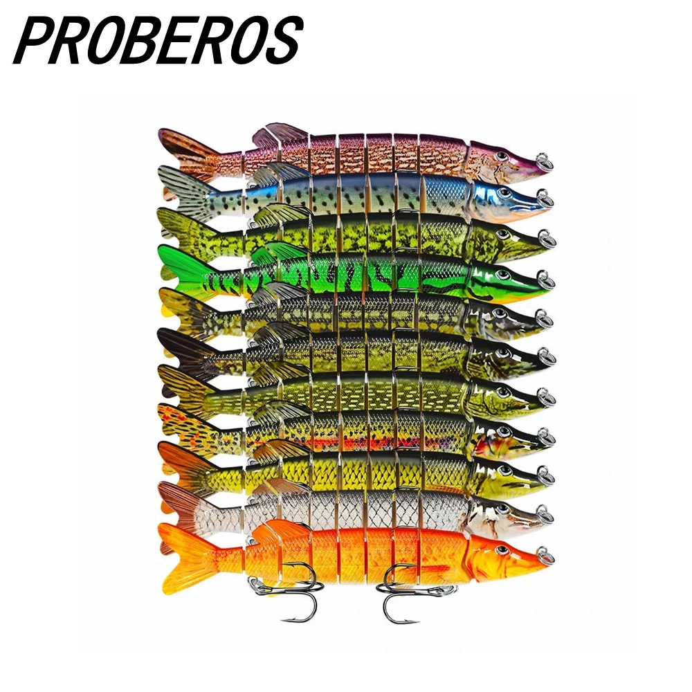 

PROBEROS 20 см, 66 г, искусственная приманка на щуку, приманка, многосоставная приманка, реалистичные кренкбейты, приманка для рыбной ловли, искусственная приманка для морской рыбалки