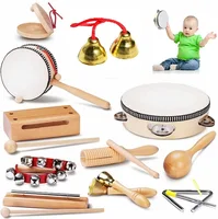 Montessori Baby Musical Instruments For Toddlers 1-3 Kids Educational Wooden Toys Interactive Music Toys Toys For Babies Game 1
