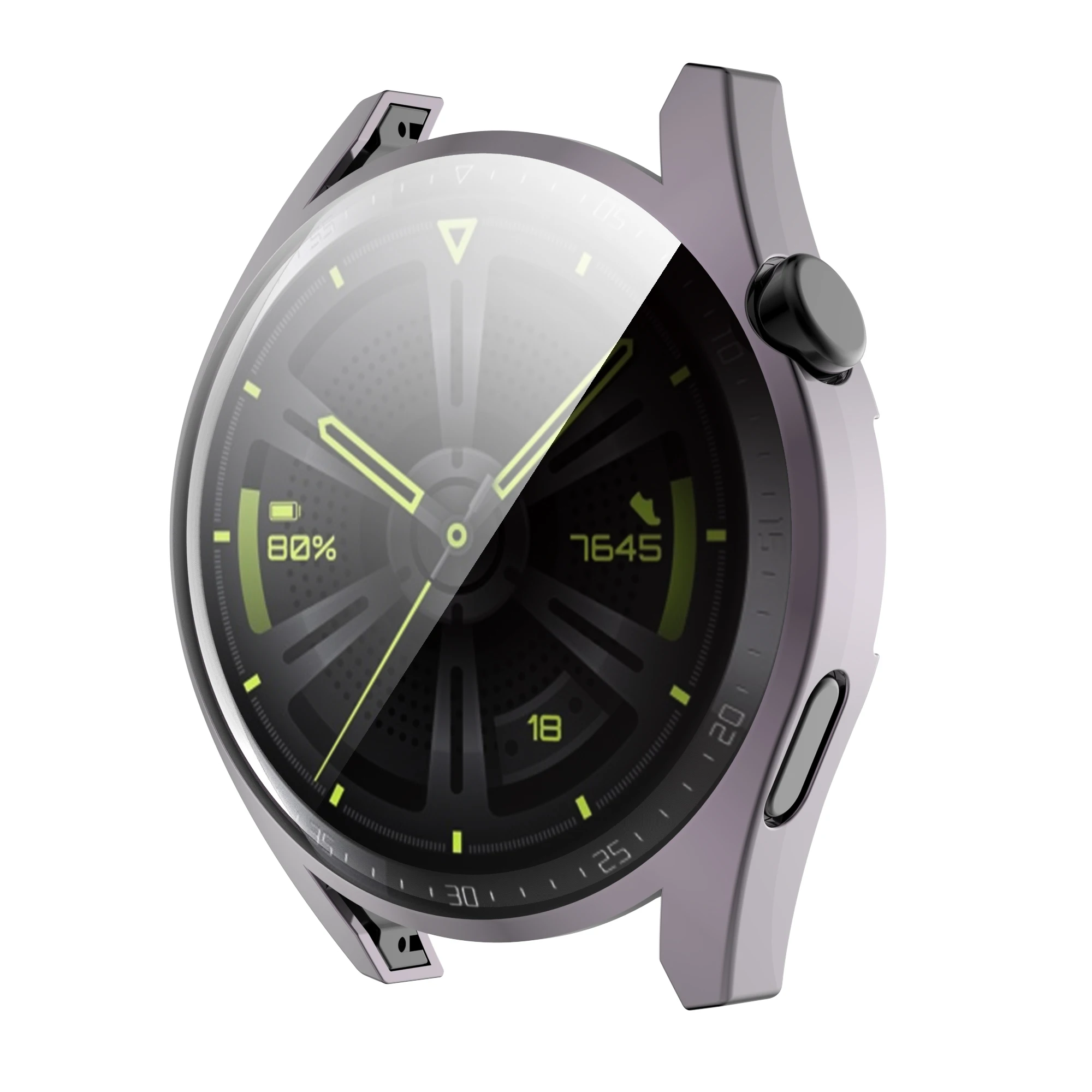 High-Grade TPU Protective Case with Screen Protector for Huawei GT3 Smartwatch