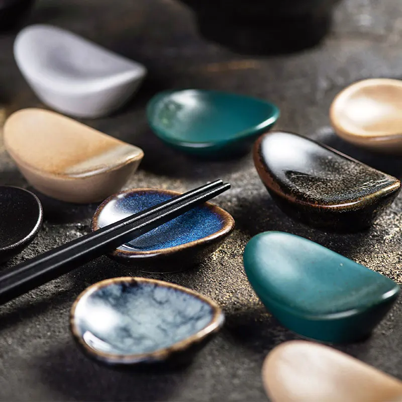 Description Picture 4 of item1Pcs Ceramic Chopstick Holder Chopsticks Rest For DIY Home Restaurant Dining Table Accessories Hotel Supplies Desktop Decoration