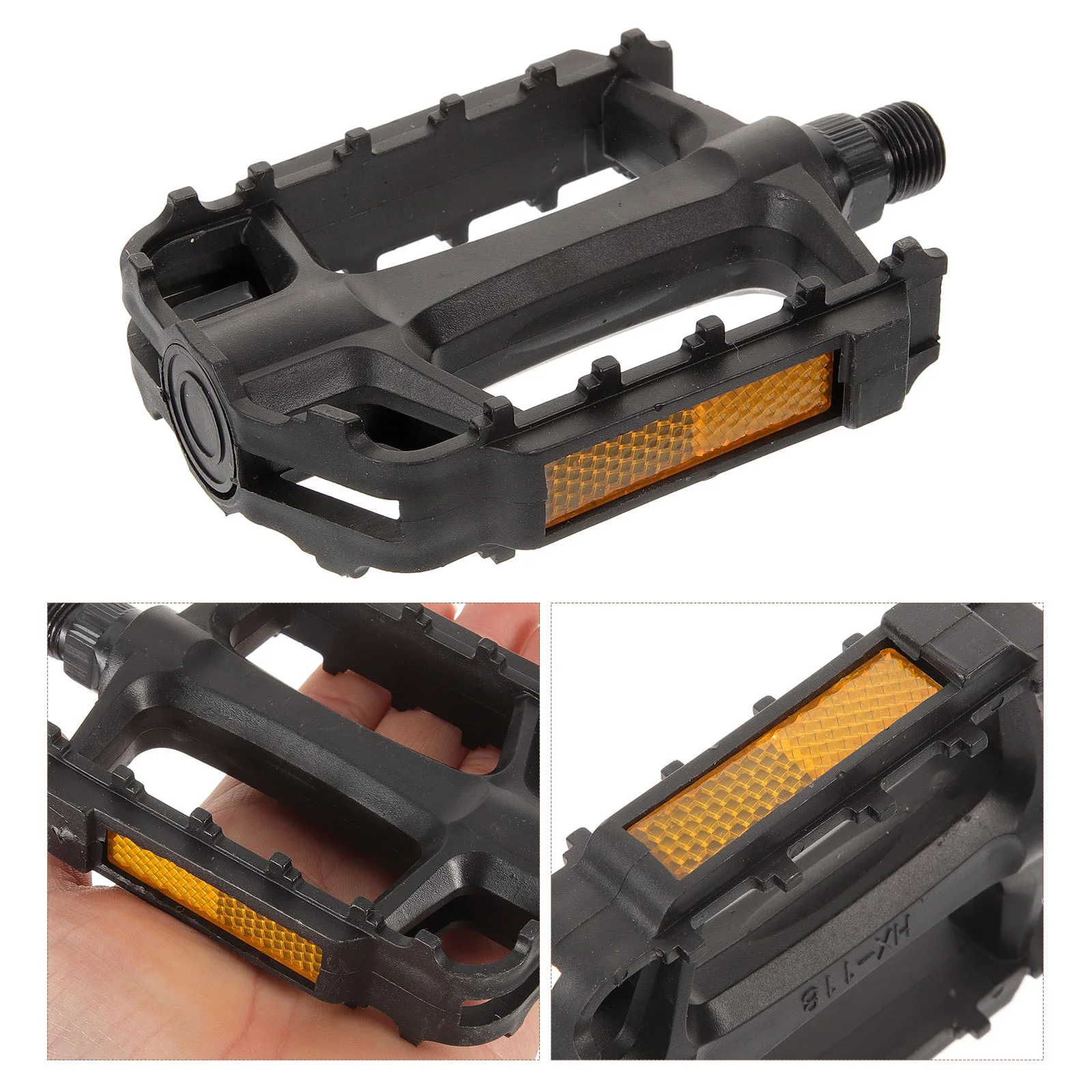 

2 Pcs Bicycle Parts Mountain Bike Pedals Foldable Carbon Steel (b Type) 2pcs Mtb Components Road Vehicles Flat Child