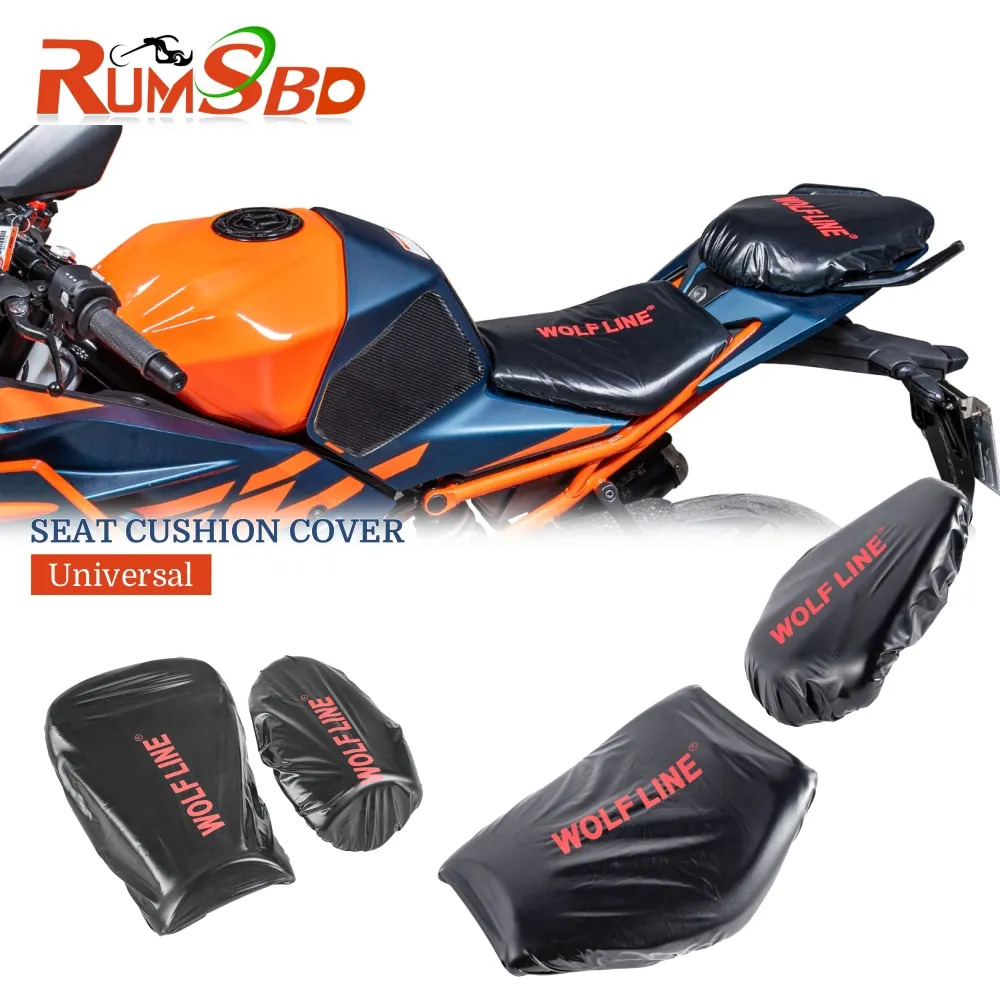 

Универсальная подушка для переднего и заднего сиденья мотоцикла Wolfline, водонепроницаемый пыленепроницаемый непромокаемый уличный защитный чехол с защитой от УФ-лучей