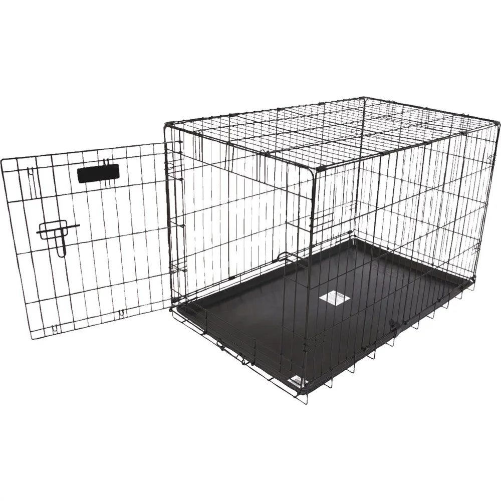 

Single Door Wire Dog Kennel Medium 36"L Cage Supplies Pet Products Home Garden