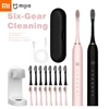 Xiaomi 6 Gear Powerful Sonic Electric Toothbrush USB Waterproof Smart Rechargeable Toothbrush Washable 8 brush heads Whitening 1