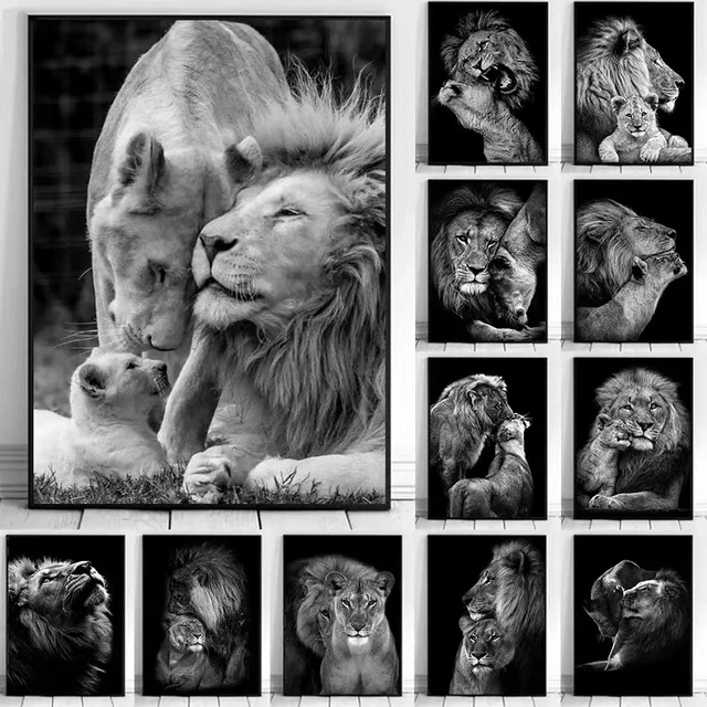 Lion Family Painting
