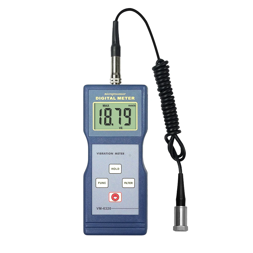 Digital Vibration Meter VM-6320 Mechanical Acceleration And Deceleration Unbalance And Deviation Vibration Measuring Instrument 4