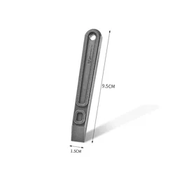 Portable Titanium Alloy Crowbar - Multi - Functional Outdoor Camping EDC Tool (S Stone wash)