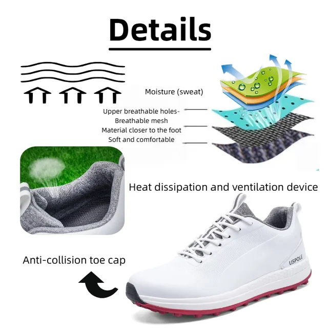 Men’s Waterproof Golf Shoes 5