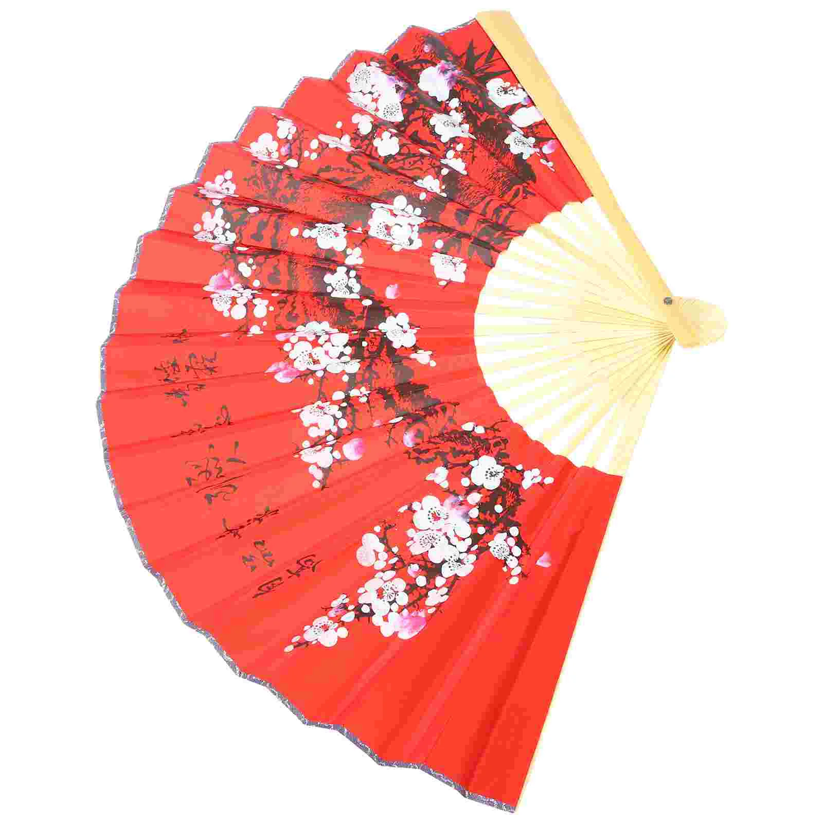 

Hand Fan Chinese Japanese Handheld Paper Oriental Wall Giant Bamboo Kung Fu Asian Decor Wedding Birthday Party