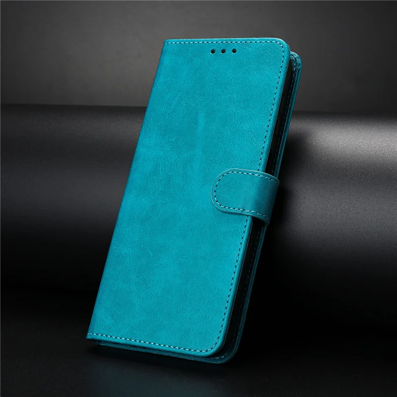 Elegant Leather Flip Case with Magnetic Wallet and Stand Functionality