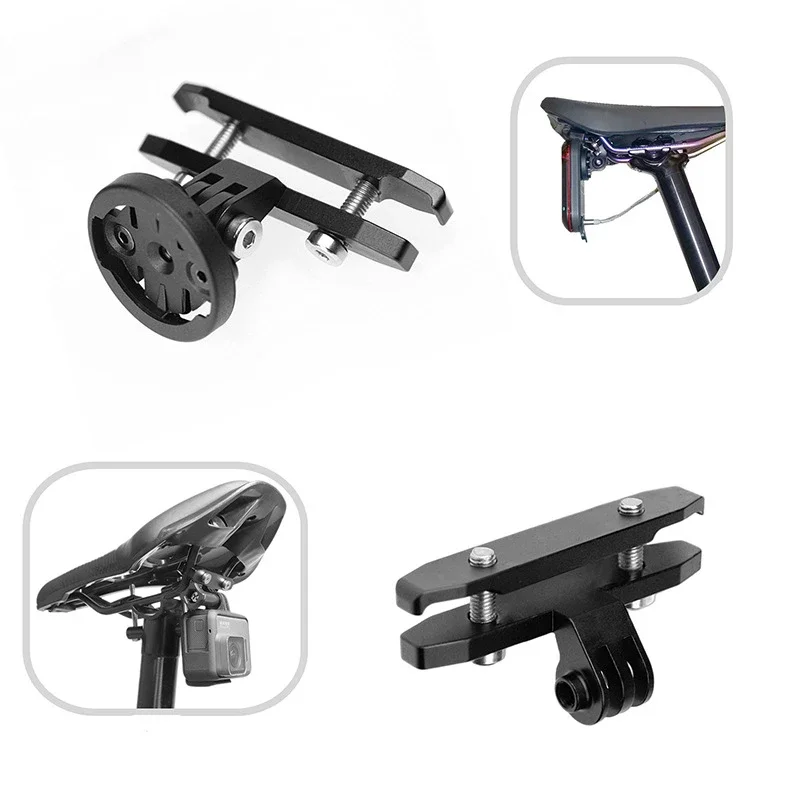 Mountain Bike Aluminum Alloy Tail Light Bracket Iamok Gopro Holder For Garmin Varia Radar Taillight Bicycle Accessories