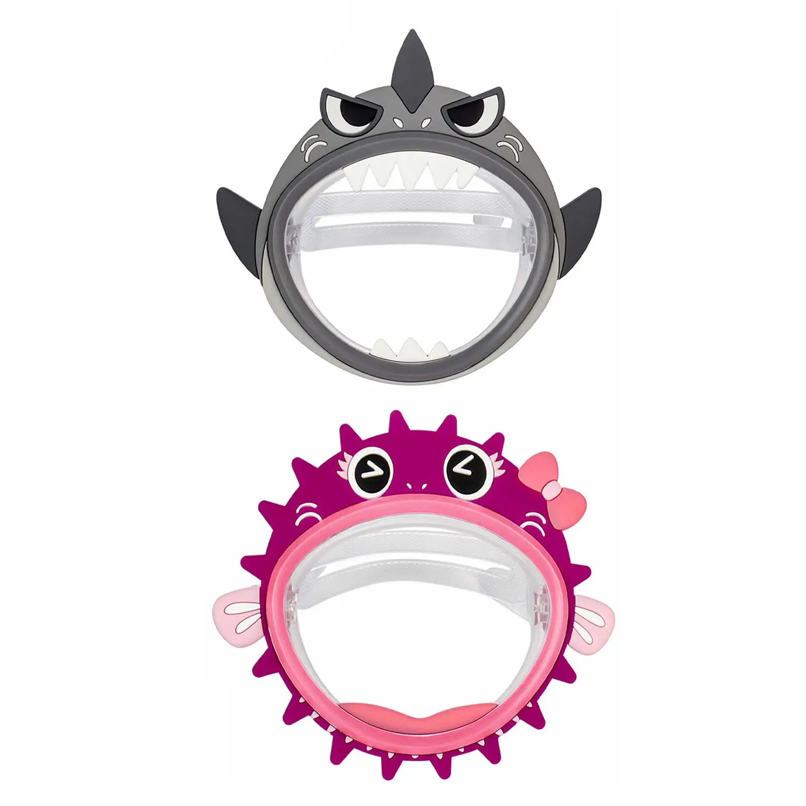 Kids Swim Mask Diving Mask with Nose Cover Anti Leak Snorkel Dive Goggles