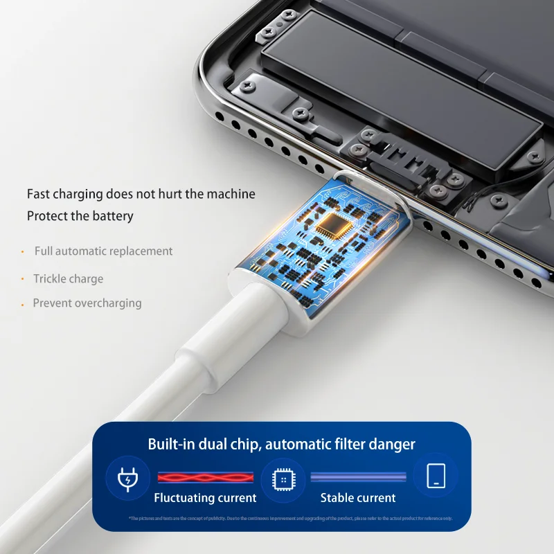 66W 6A Fast Charging Usb Type C Cable Xiaomi Redmi POCO Huawei Honor OPPO VIVO OnePlus Mobile Phone Charger USB C Cable usb c cable