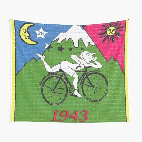Lsd 1943 Albert Hofmann Tapestry Art Beautiful Hanging Bedspread Living Colored Bedroom Wall Towel Mat Blanket Travel Decor