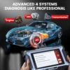 ANCEL DS100 OBD2 Scanner Check Engine AT ABS SRS Diagnostic BMS EPB OIL Reset Car Code Reader Scan Tool Lifetime Free Update 2