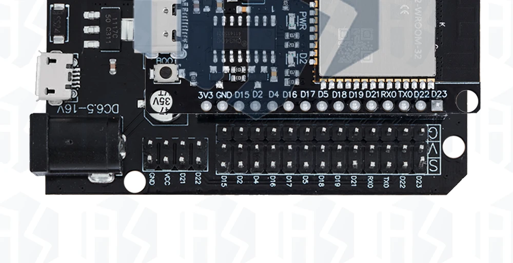ESP32 WIFI Bluetooth Entwicklungsboard CP2102 ESP-W-32 Erweiterungsplatine mit extrem geringem Stromverbrauch – Detail 3