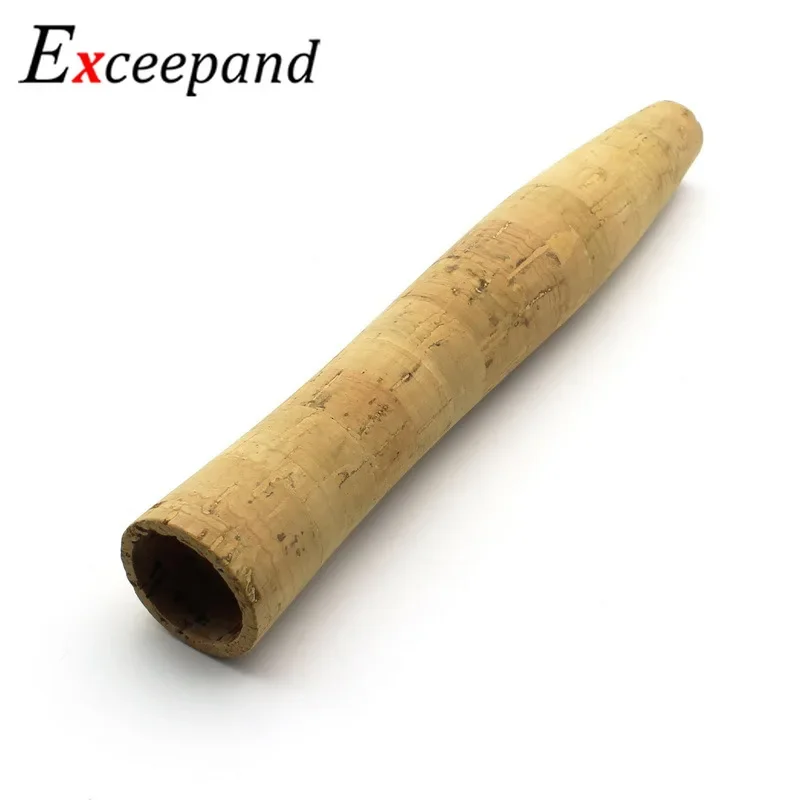 Exceepand 경량 A 등급 순수 코르크 플라이 낚싯대 핸들 그립, 분할 후면 DIY, 로드 빌딩 교체 또는 수리용