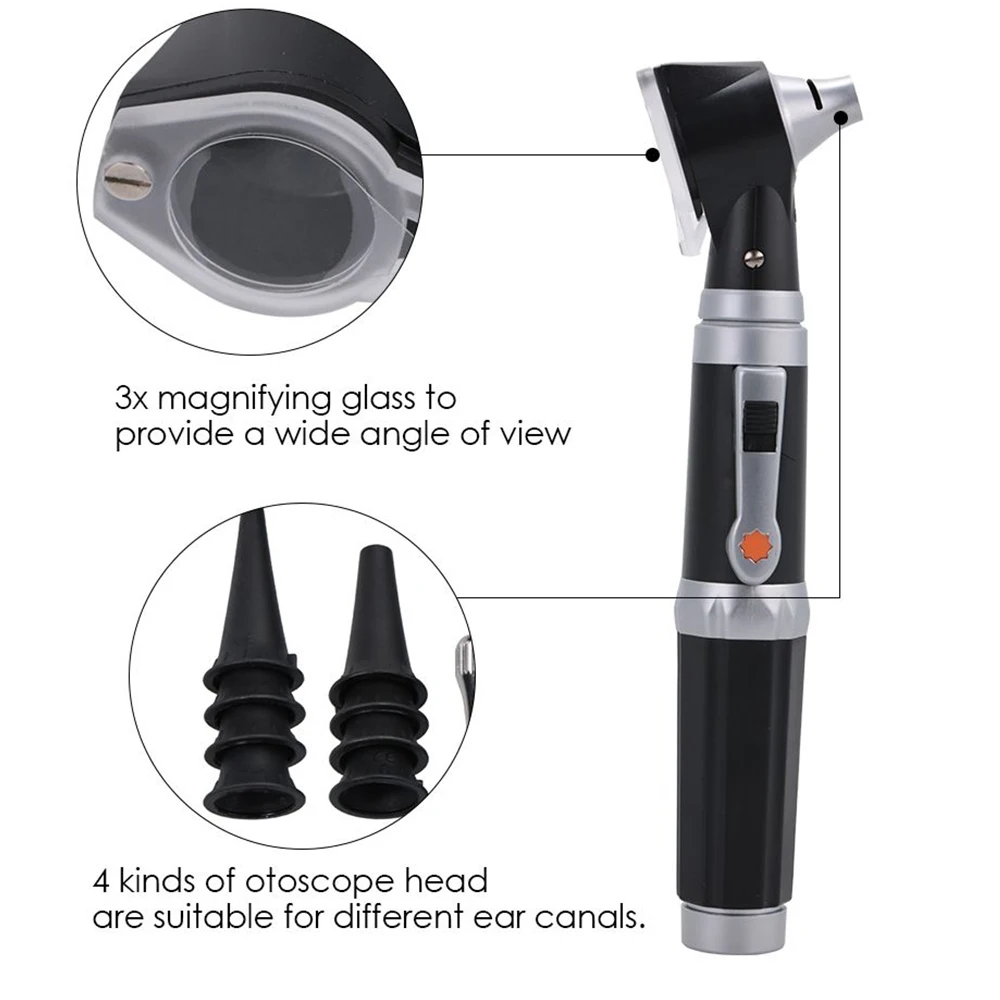 Professional Otoscope - Ear Scope with Light, Ear Infection Detector, for Nursing & Medical Students for Kids and Adults & Pets 5