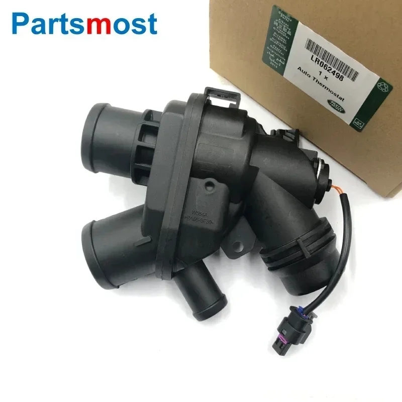 3.0 V6 Petrol Coolant Thermostat Housing w/ Sensor for Range Rover 13- RR Sport 14- New Discovery Velar LR062498 107288 LR117568 smart thermostat engine coolant thermostat