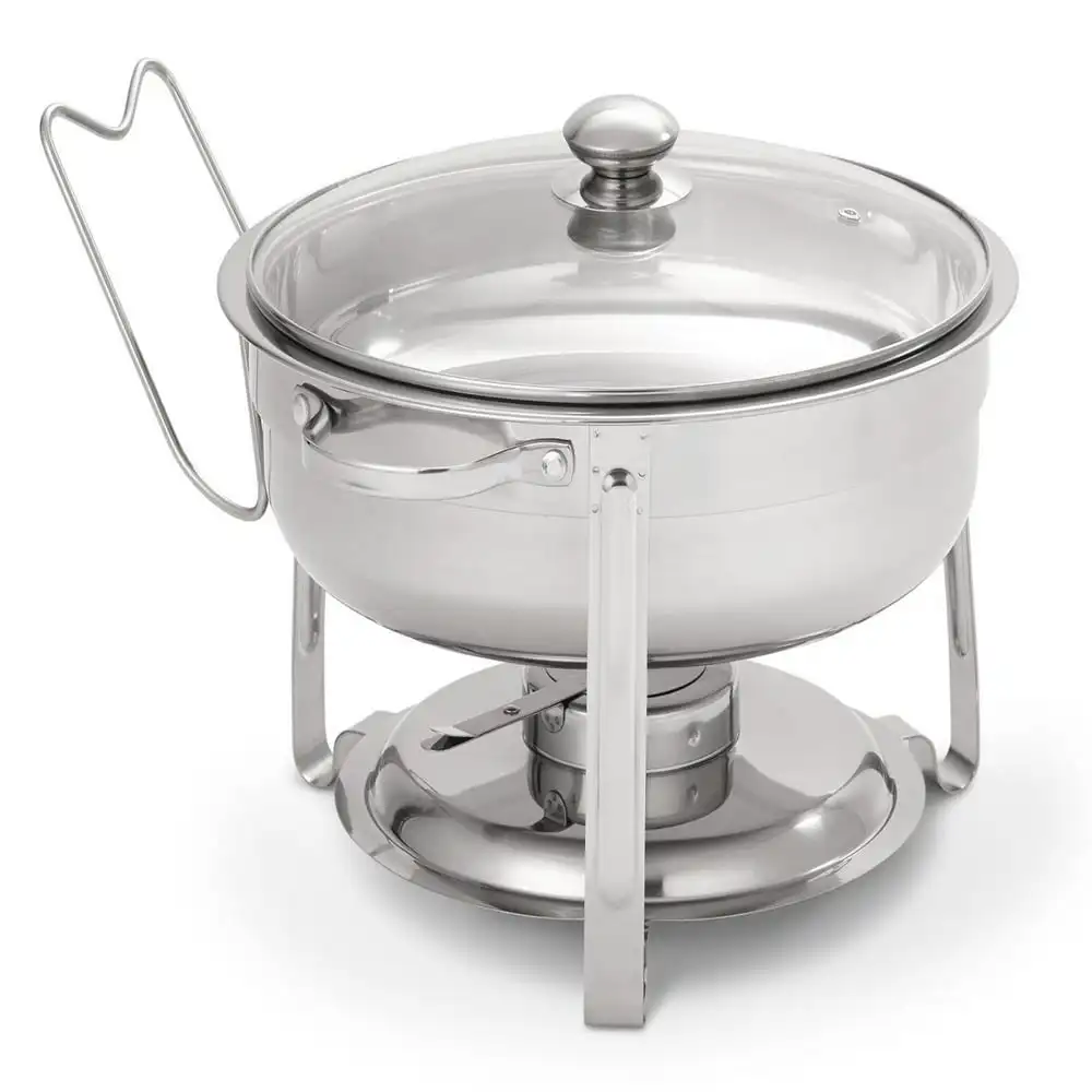 

Sangerfield 6-Piece 4.5 Quart Round Chafing Dish Set