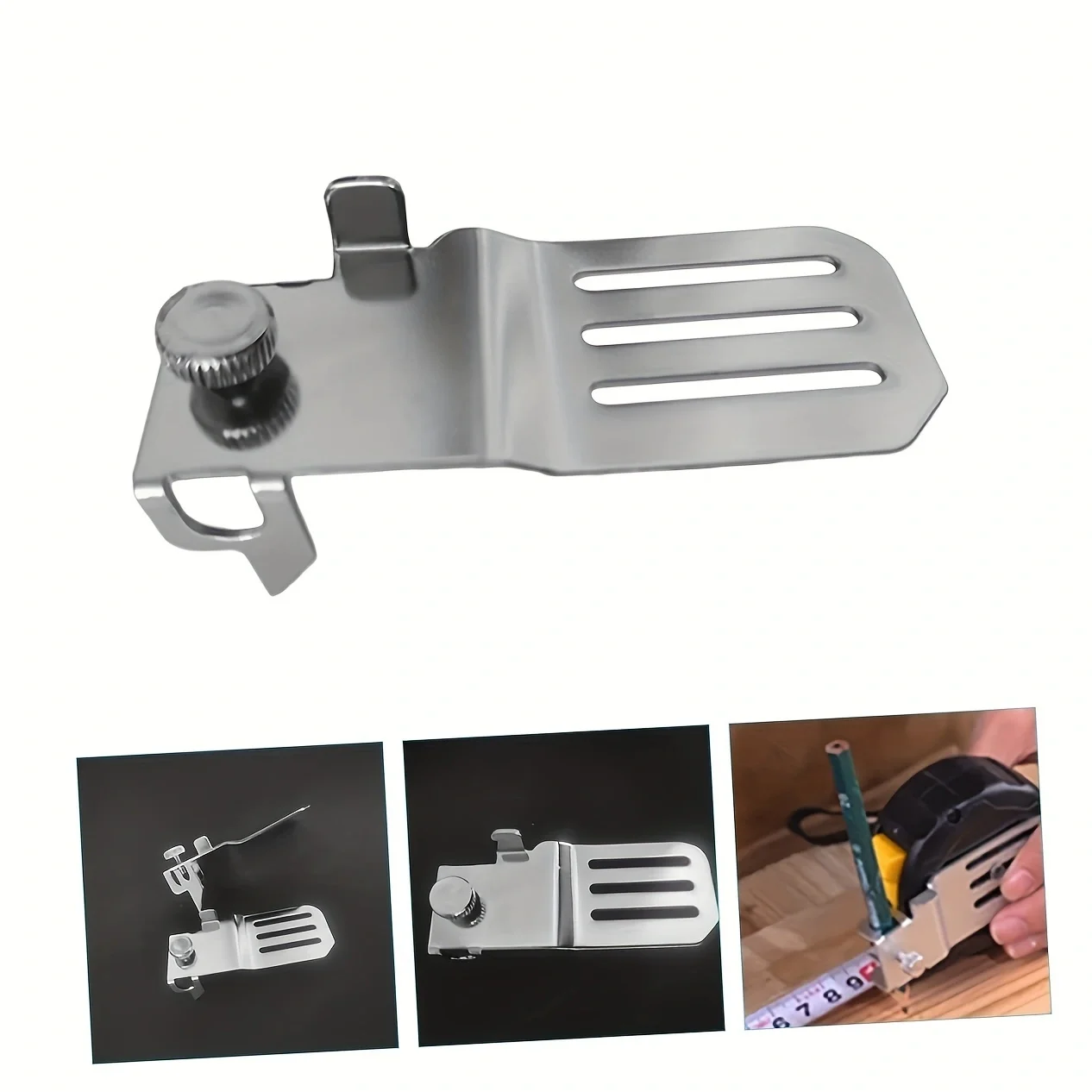 Tape Measure Holder Tape Measure Clip Measuring Lock Clip Precise Measurement Accessory Adjustable Marker Scriber Tool tape measure measuring tape