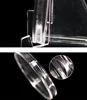 20pcs/Lot 16-46mm Clear Transparent Plastic Coin Holder display Capsules Collection Cases Round Ring Protection Boxs Container 6