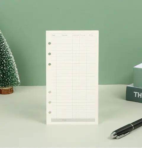 45 Sheets A5 A6 A7 Loose Leaf Notebook Refill Spiral Binder Inner Page Line Blank craft  Grid Inside Paper Stationery - Image 33